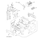 GE CSHS6UGZESS ice maker & dispenser diagram