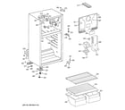 GE GTR16BBSJRWW cabinet diagram