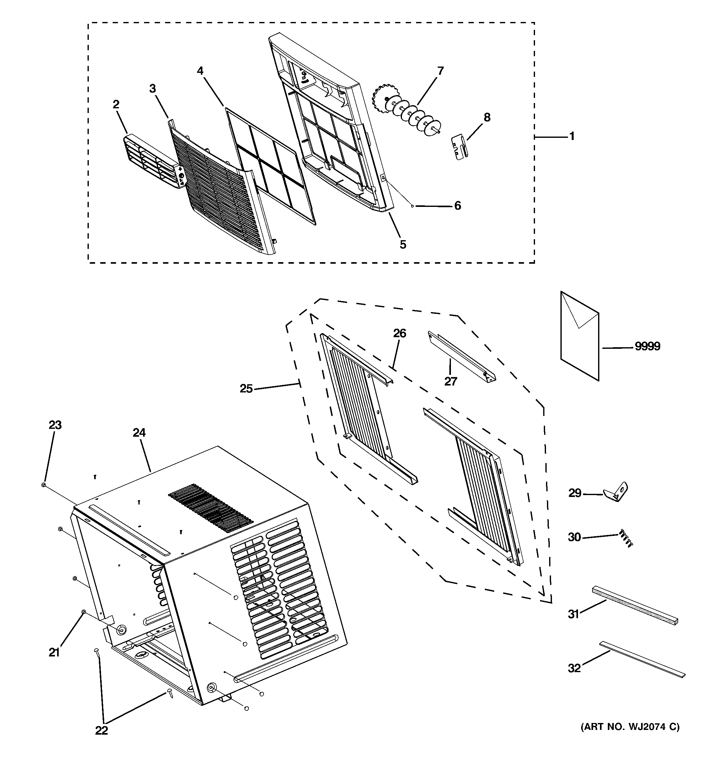 GRILLE & CHASSIS PARTS