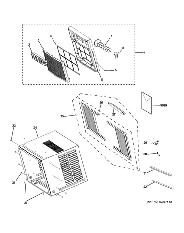 Grille & chassis parts