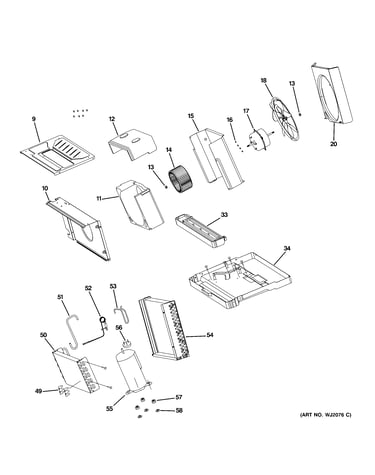 Base pan & unit parts
