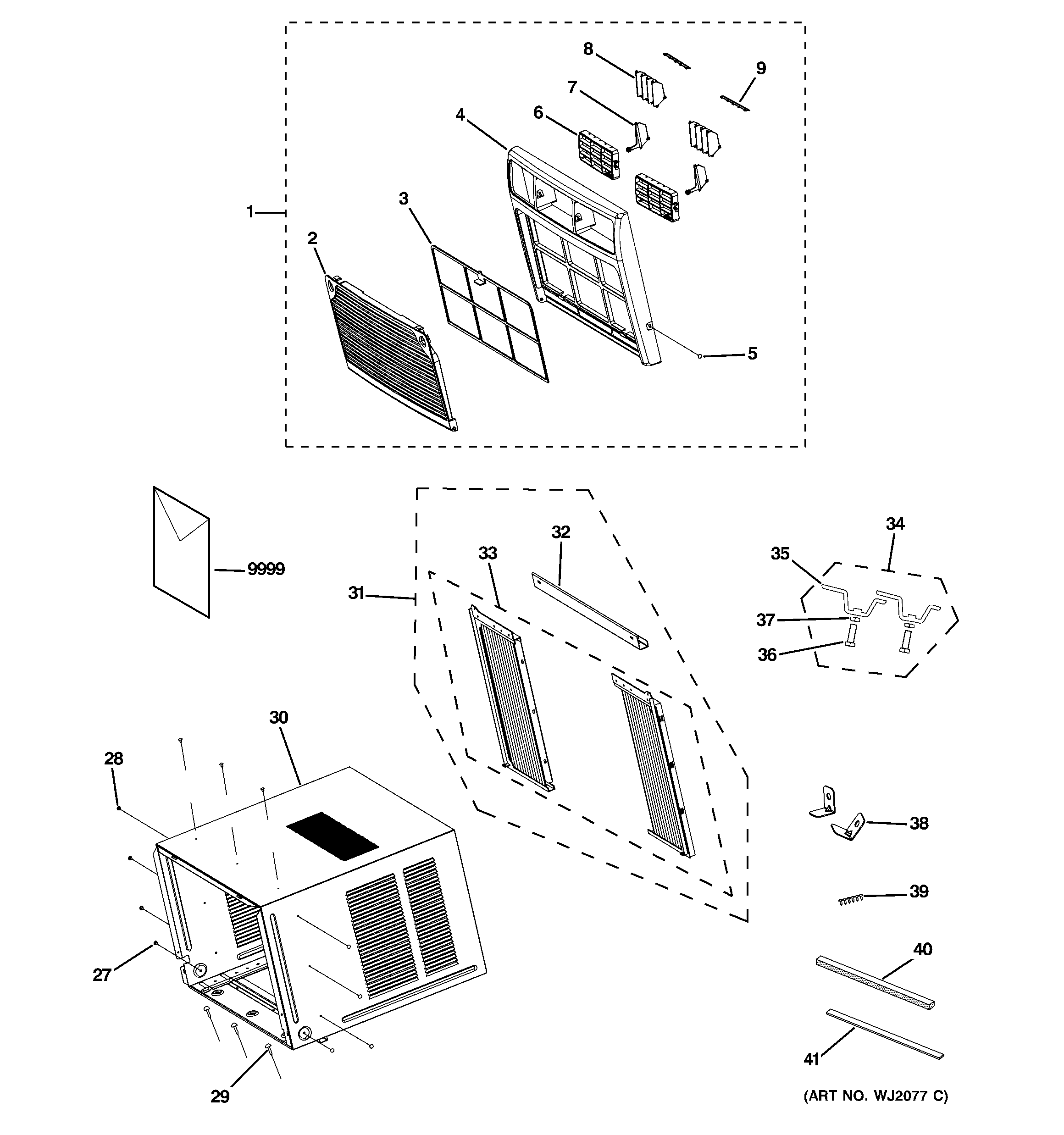 Grille & chassis parts