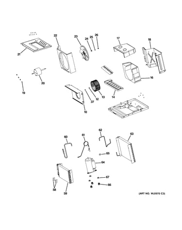 Base pan & unit parts