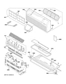 Grille, heater & base pan parts