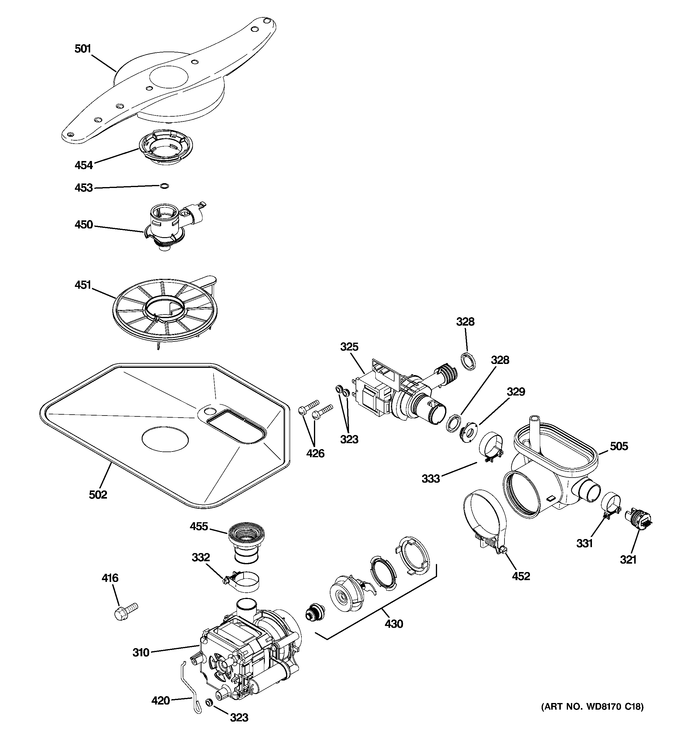 Motor-pump mechanism