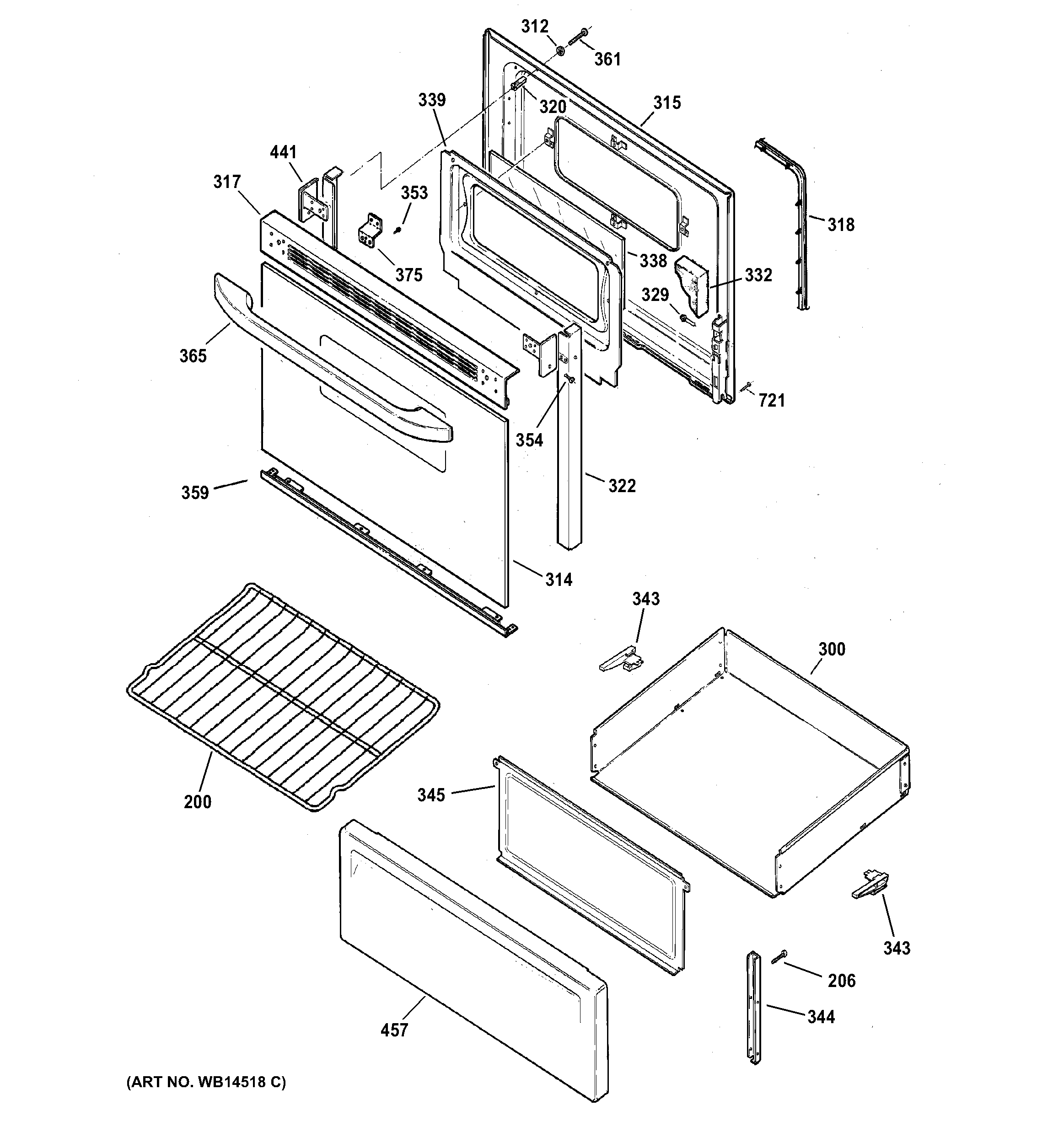 Door & drawer parts