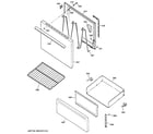 Hotpoint RB525H4WH door & drawer parts diagram