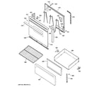 Hotpoint RB525BH4WH door & drawer part diagram