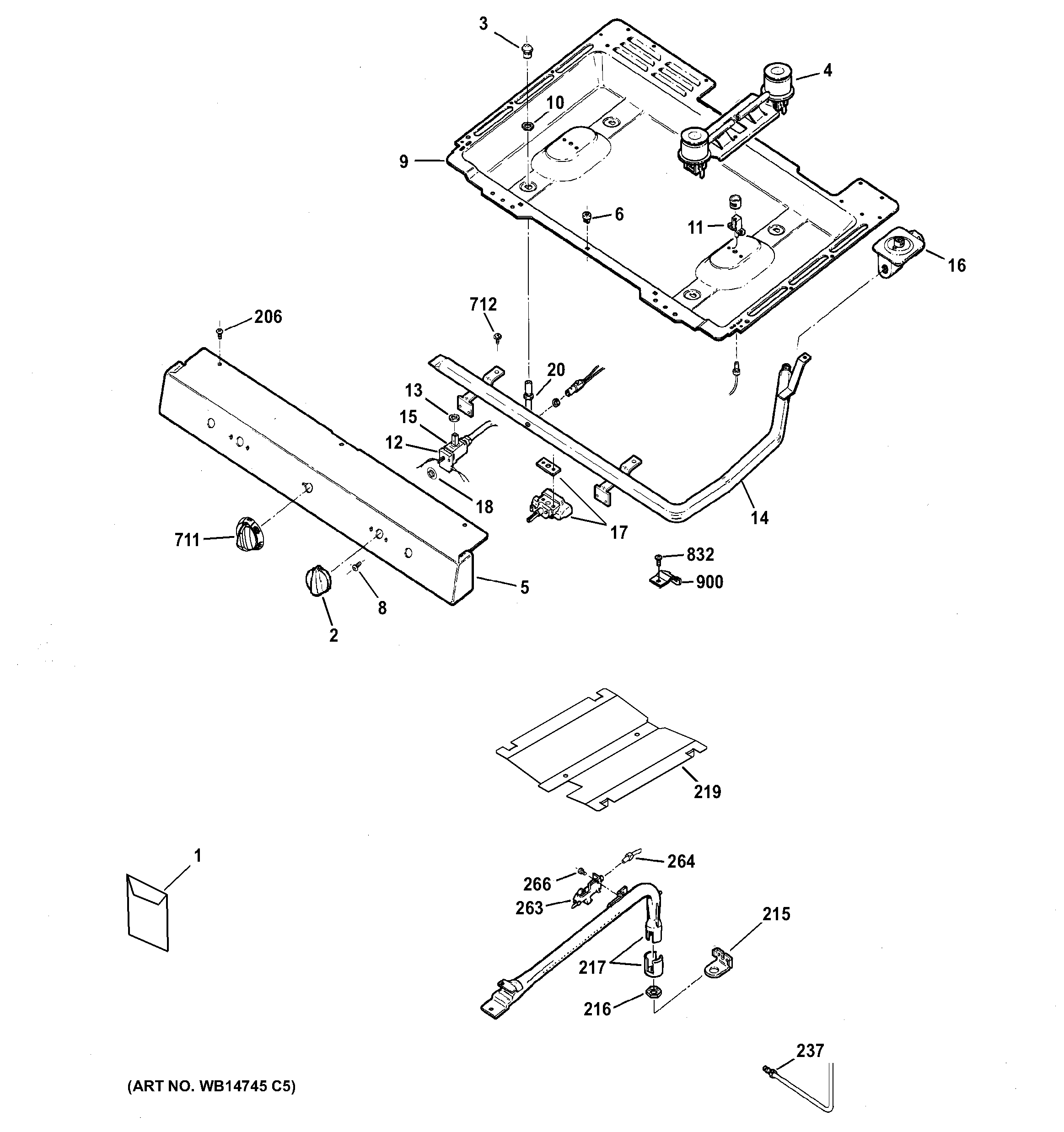 Gas & burner parts