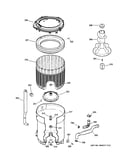 Tub, basket & agitator