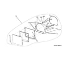 GE GHDS830ED0WS door assembly diagram