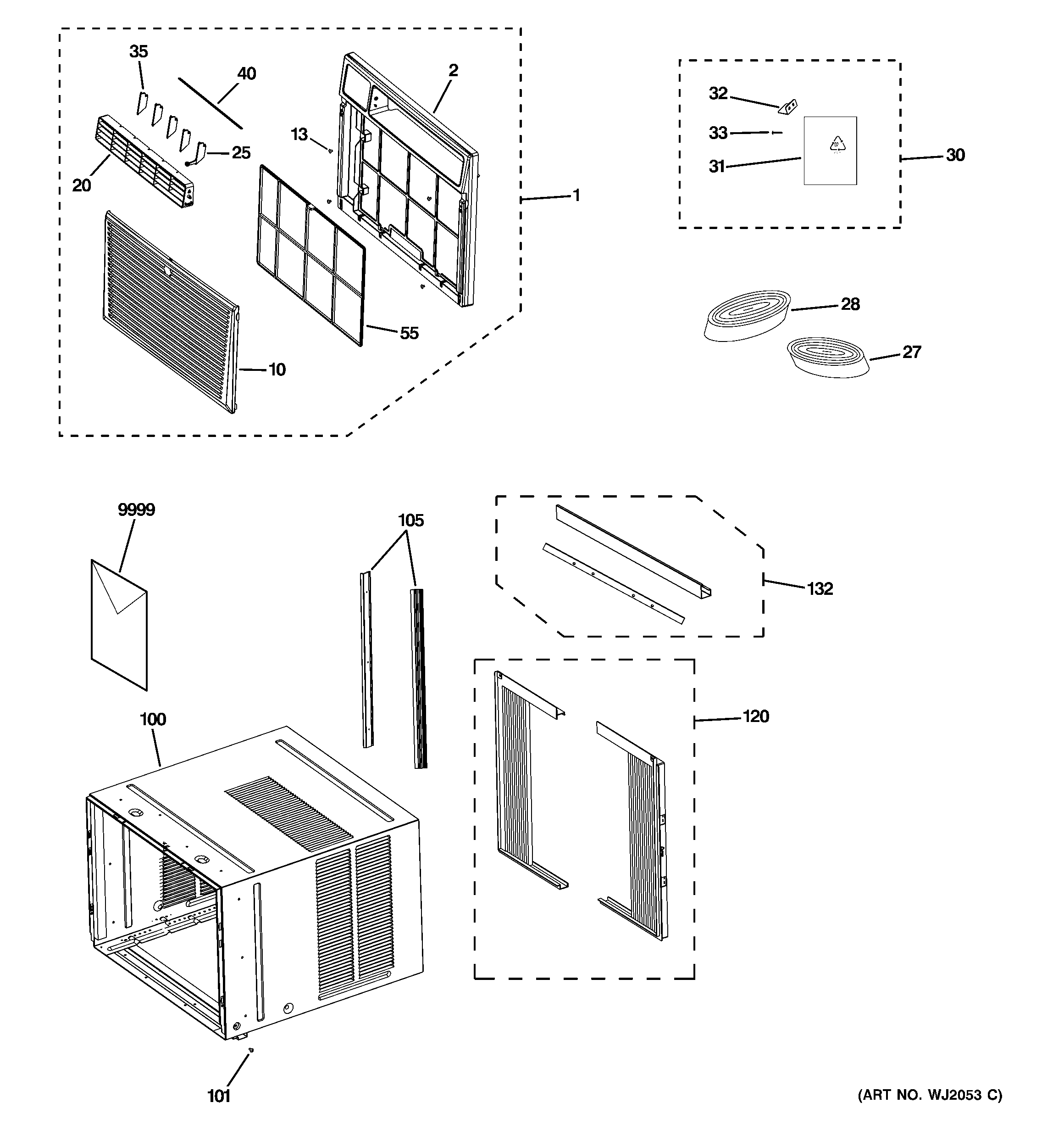 GRILLE & CHASSIS PARTS