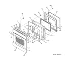 GE PHS925ST3SS door diagram