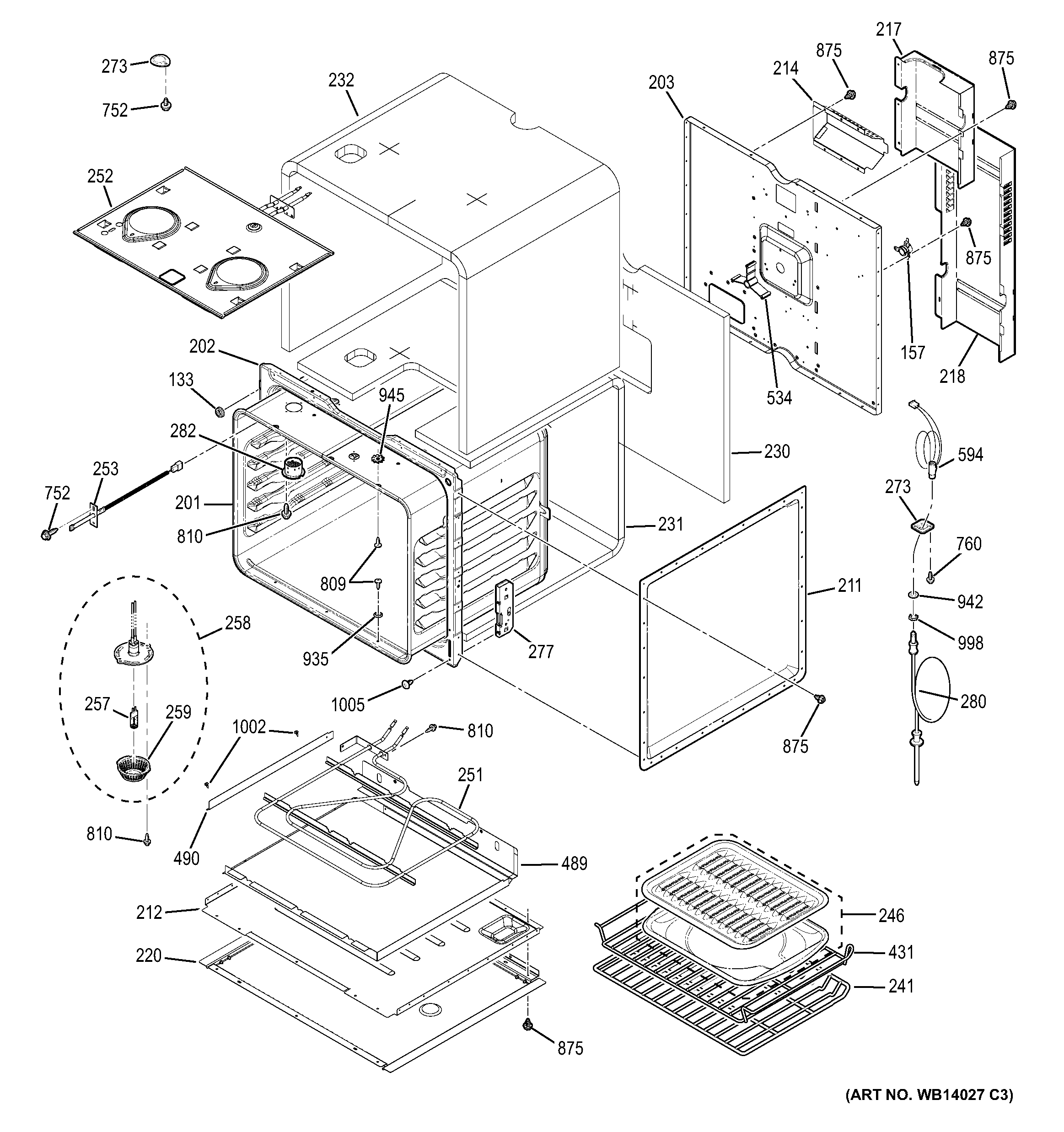 Upper oven