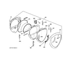 GE PFDS451GL2WW door diagram