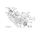 GE PFDS451GL2WW blower & motor diagram