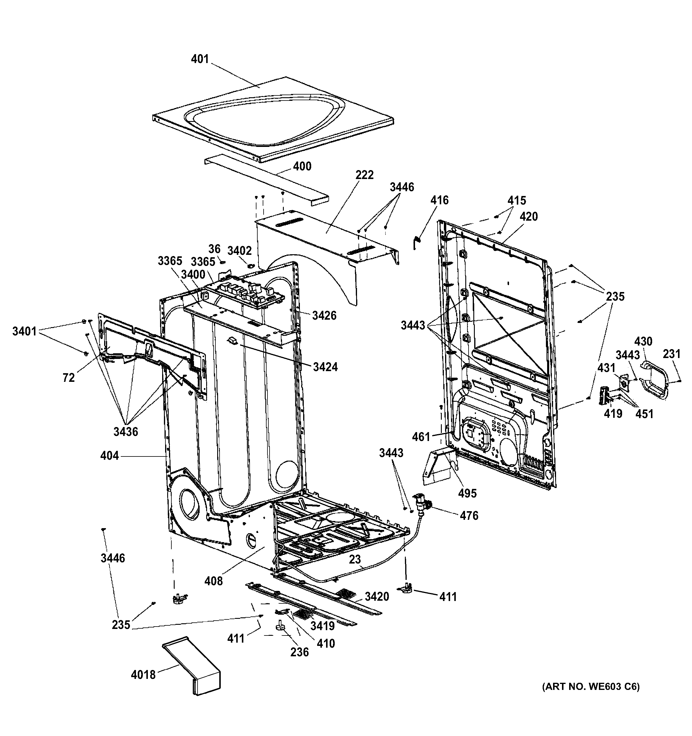 CABINET & TOP PANEL