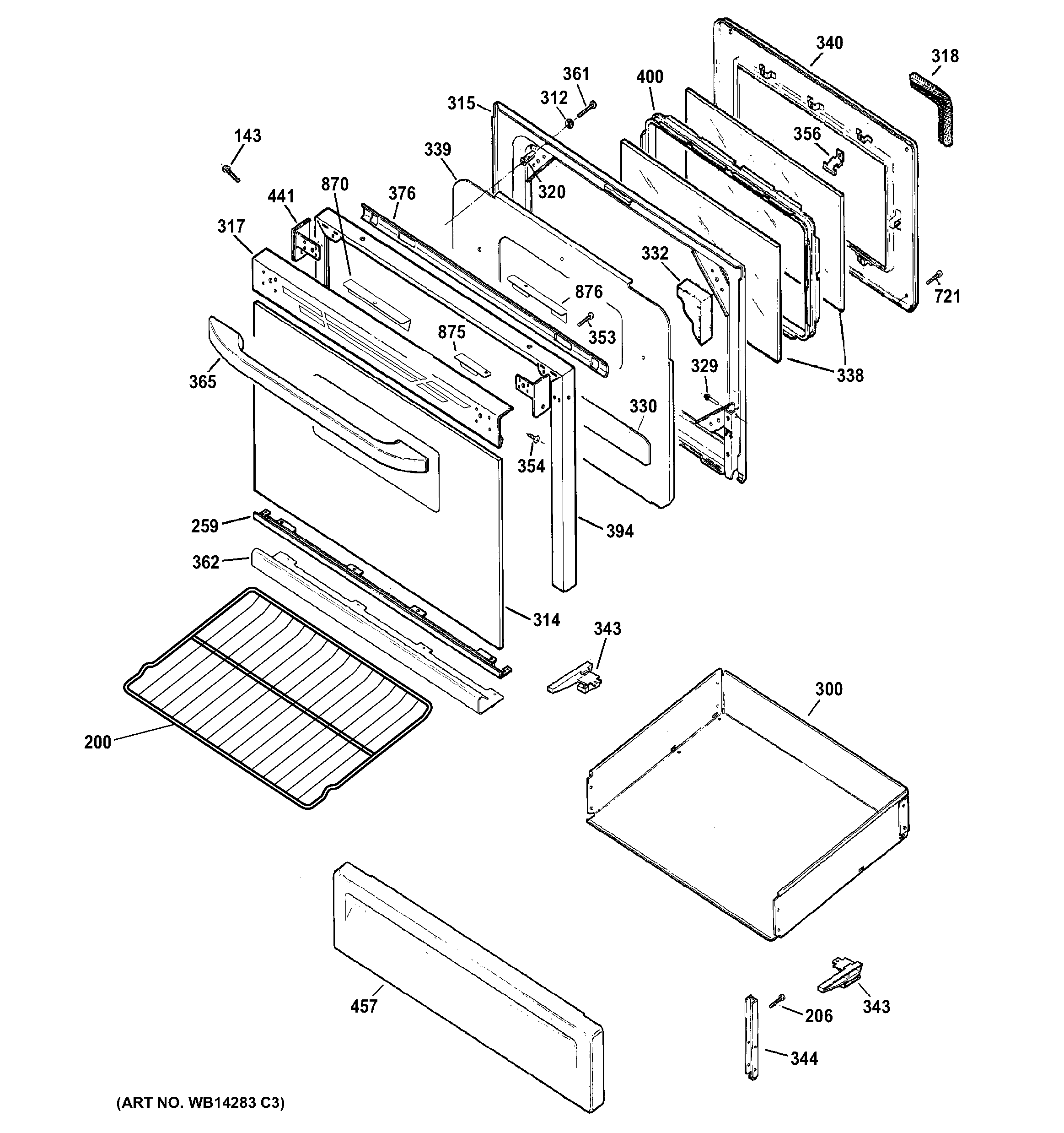 Door & drawer parts