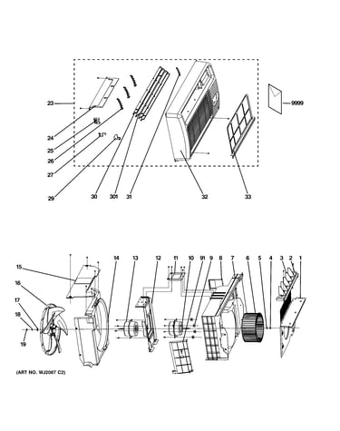 Grille & chassis parts