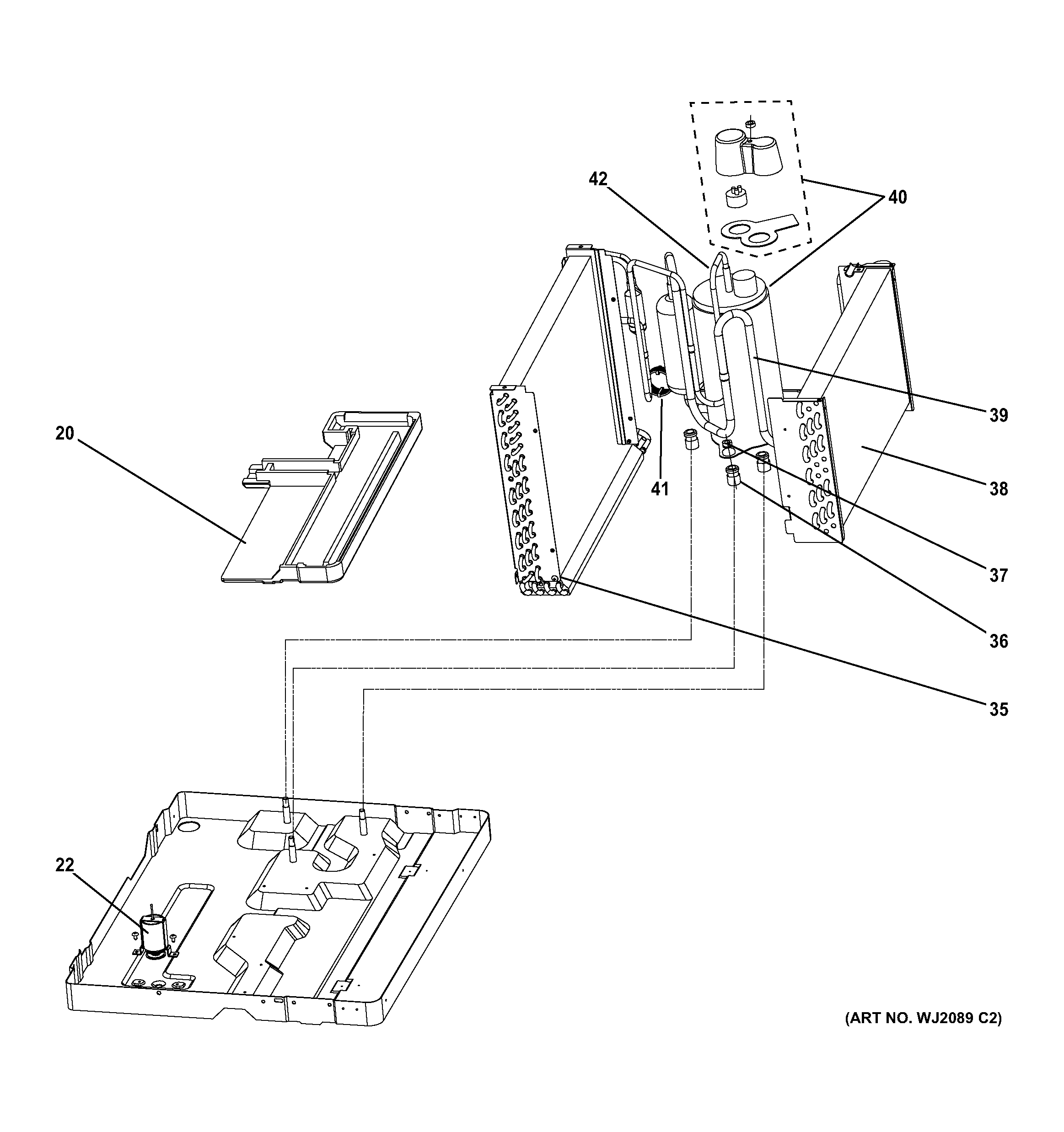 BASE PAN & UNIT PARTS