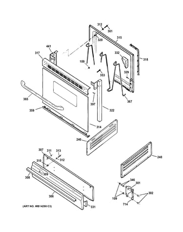 Door & drawer parts