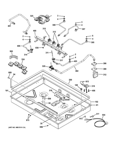 Gas & burner parts