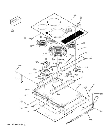 Control panel & cooktop