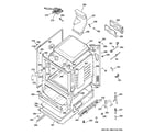 GE JGB250GET3SA body parts diagram