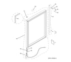 GE ZDBT240PCBS door diagram