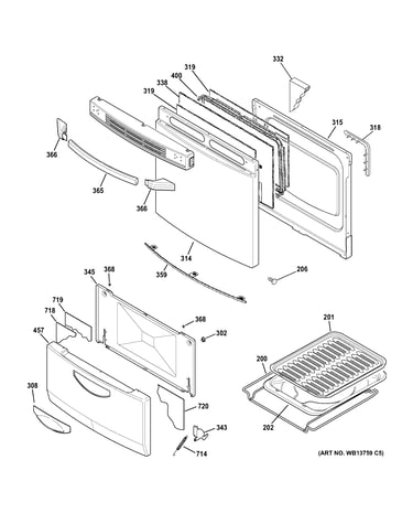 Door & drawer parts