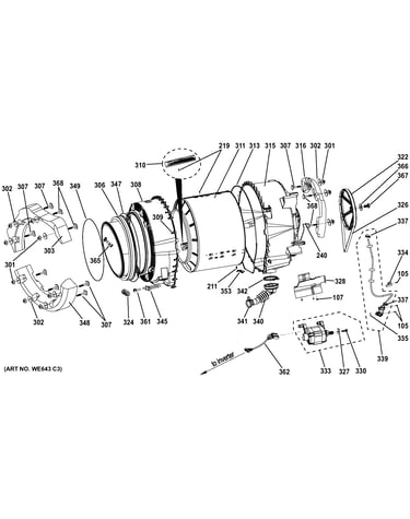 Tub & motor