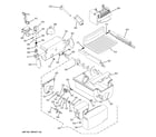 GE GCG21YESBFSS ice maker & dispenser diagram