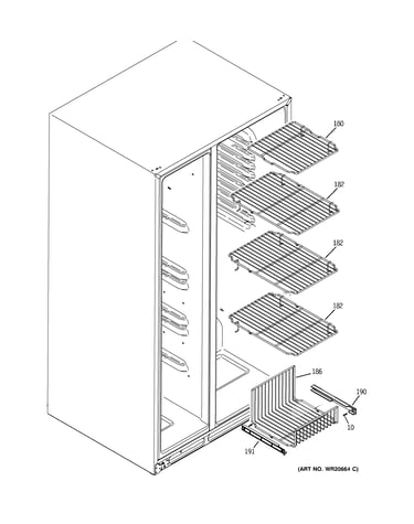 Freezer shelves