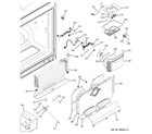 GE PDCS1NBXARSS freezer section diagram