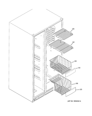Freezer shelves