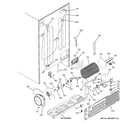 GE PCG23NGSBFBB sealed system & mother board diagram