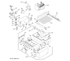 GE PCK23VHXAFWW ice maker & dispenser diagram