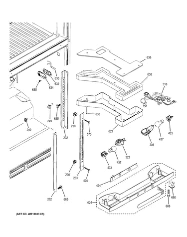 Freezer shelves