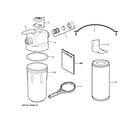 GE GXWH40L water filter parts diagram
