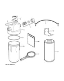 Water filter parts