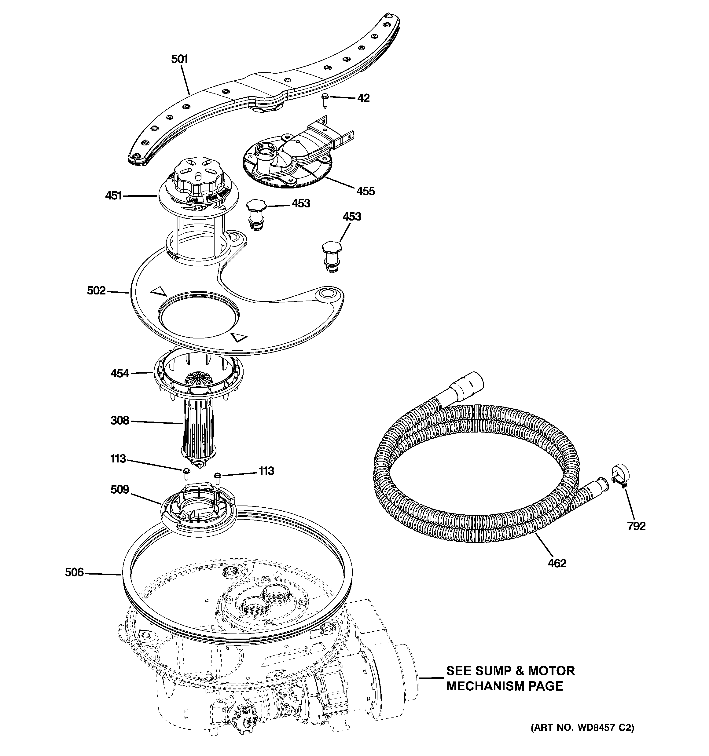 Sump & filter assembly
