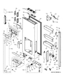Dispenser door