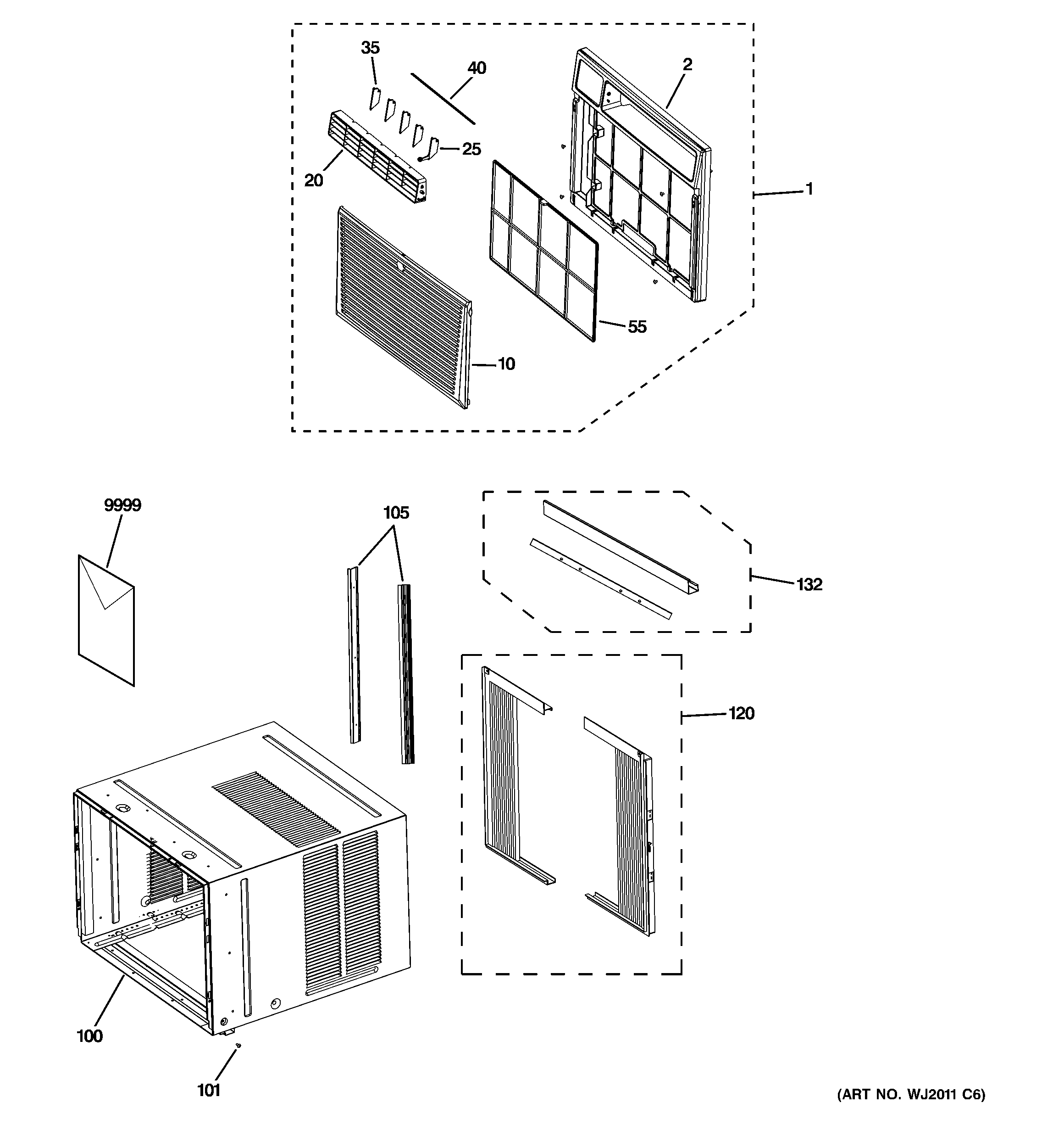 Grille & chassis parts