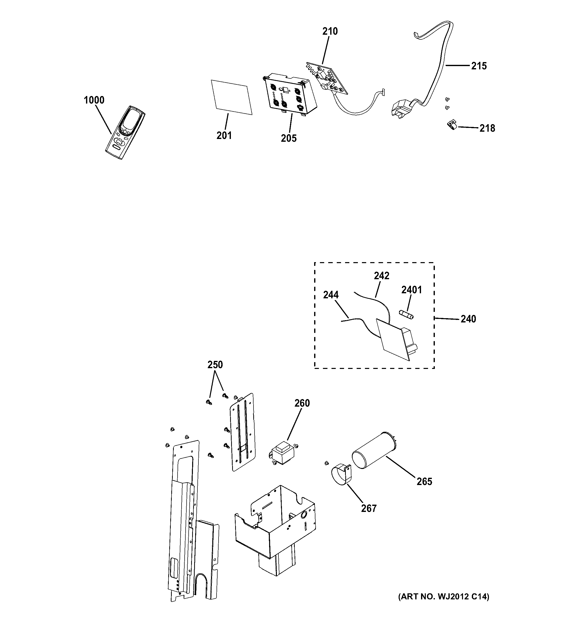 Control parts