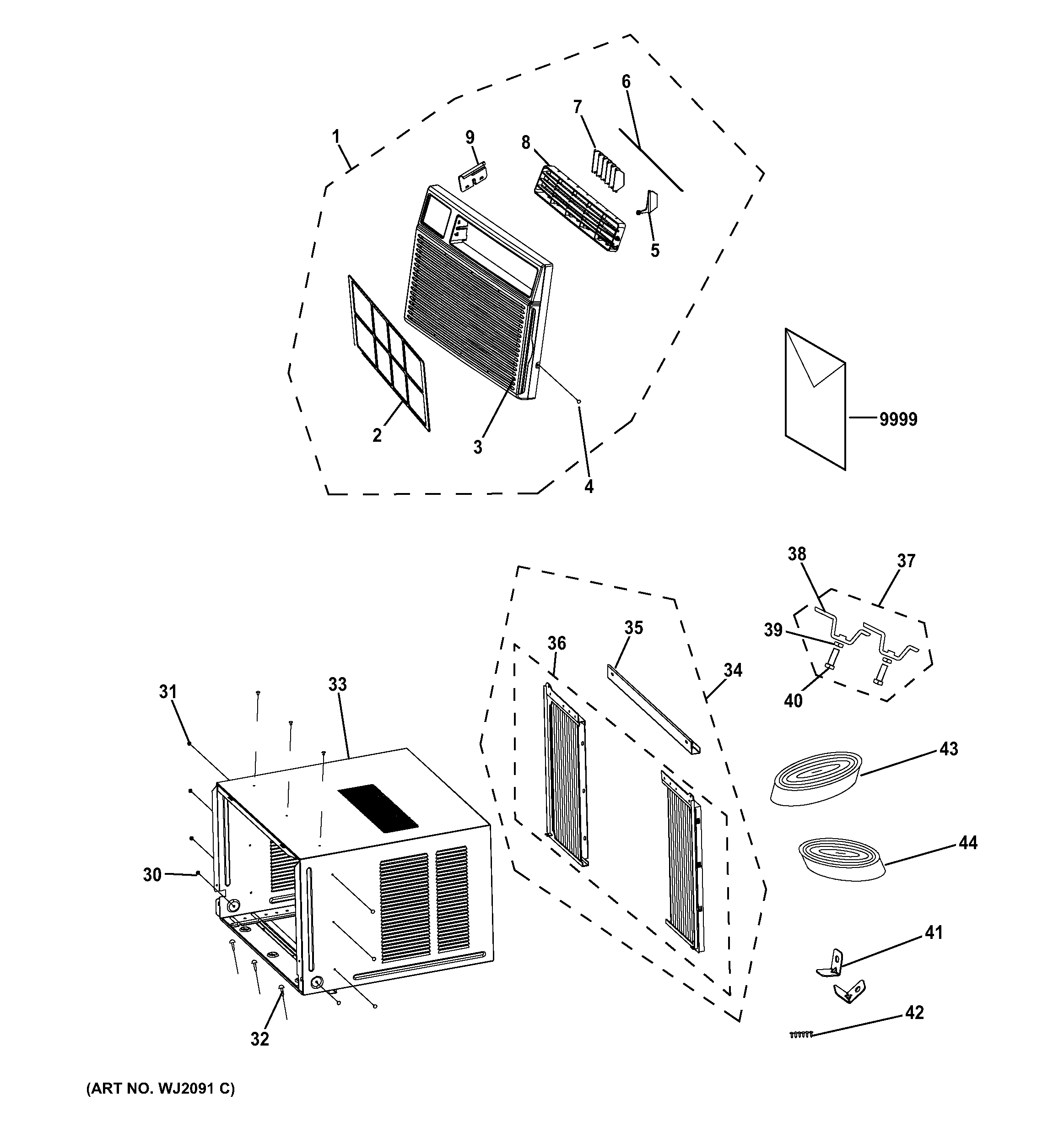 GRILLE & CHASSIS PARTS