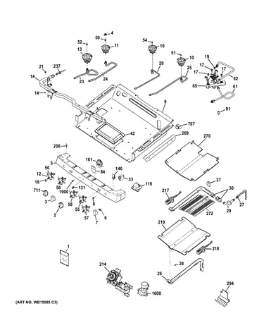 Gas & burner parts