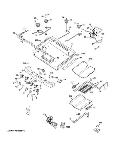 Gas & burner parts