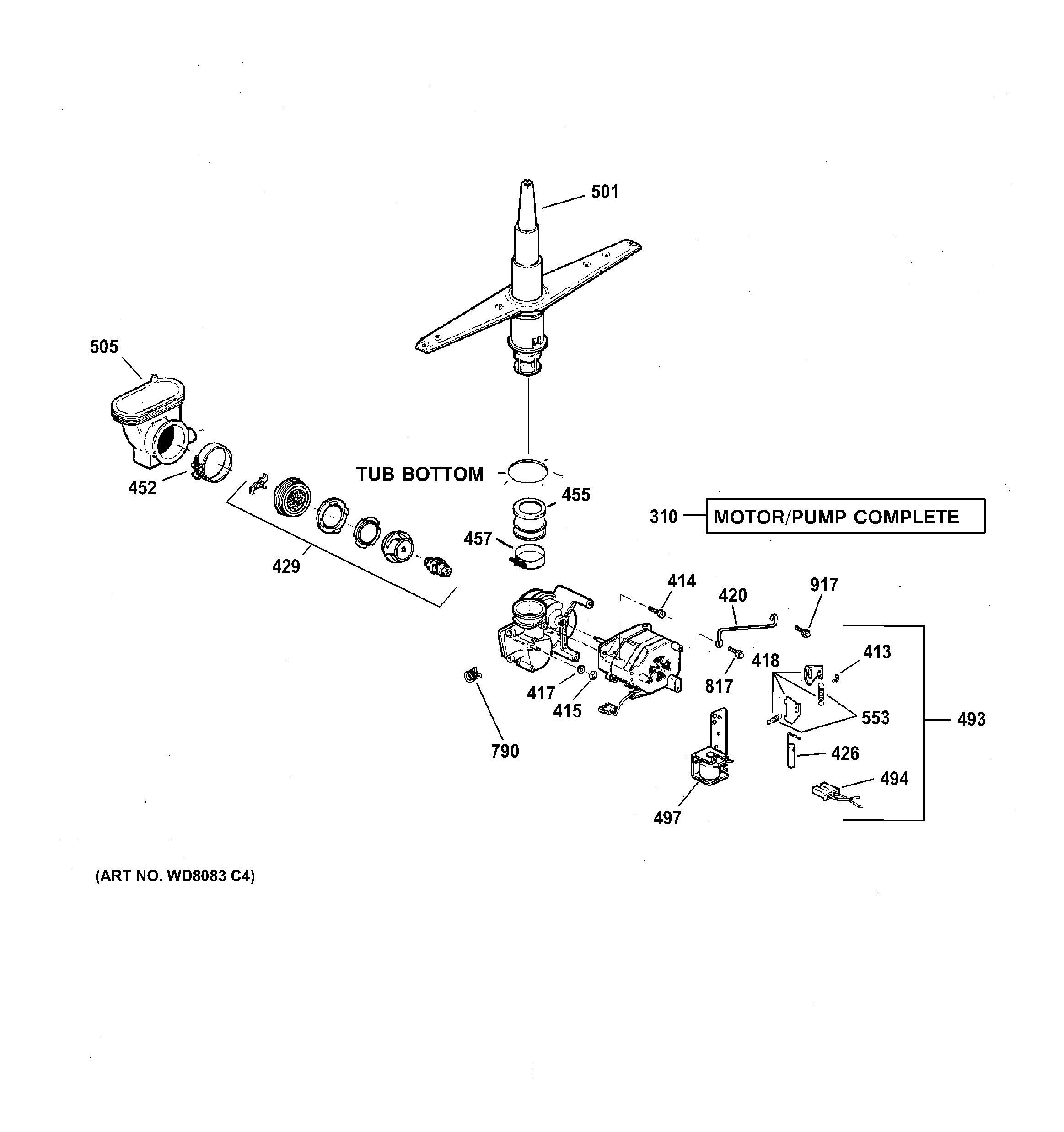 Motor-pump mechanism