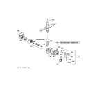 GE GSD4800J01CC motor-pump mechanism diagram