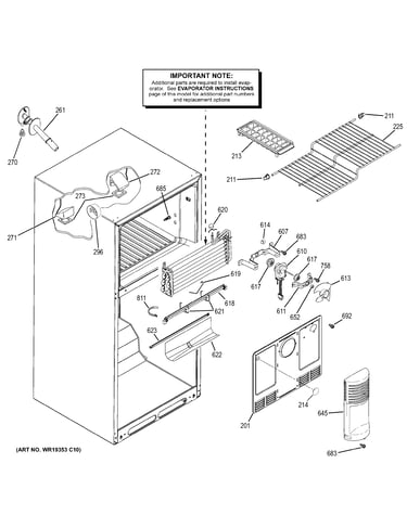 Freezer section